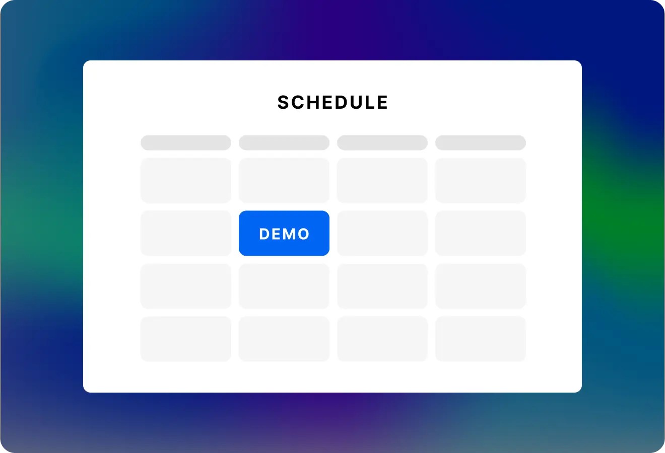 Step 1: Schedule a Personalized Demo